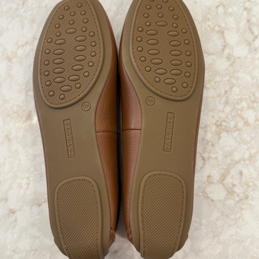 NWOB Talbots Everyson Leather Chain Driving Loafers - Brown (Size: 10) - Picture 4 of 4